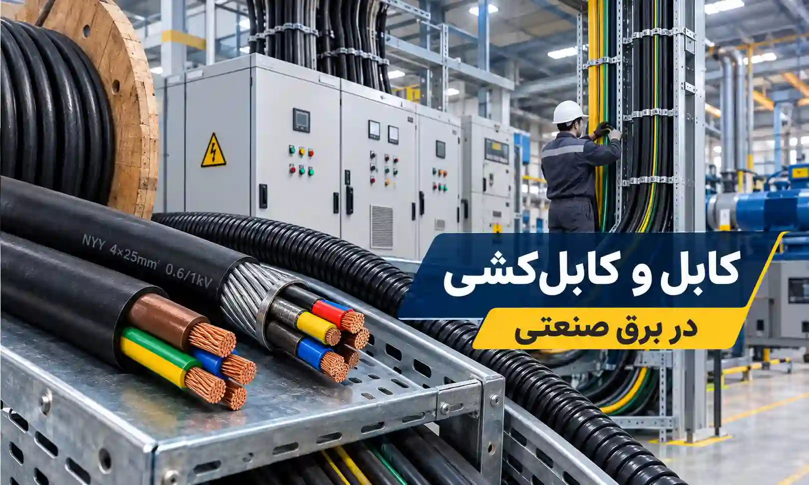 کابل و کابل‌کشی در برق صنعتی