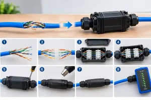 اگر کابل شبکه زخمی شد، چگونه آن را وصله یا تعمیر کنیم ؟