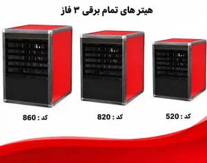🔴 کلاهی که موقع خرید هیتر کارگاهی سرتان میرود! | مقایسه ۳ مدل ۵۲۰، ۸۲۰ و ۸۶۰ ⚠️ 21 هیتر برقی صنعتی